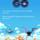 Ошибка Our servers are humbled by your incredible response в Pokemon Go